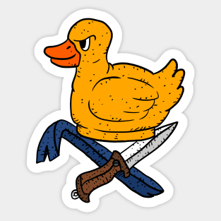 rubber duck rebel. Sticker